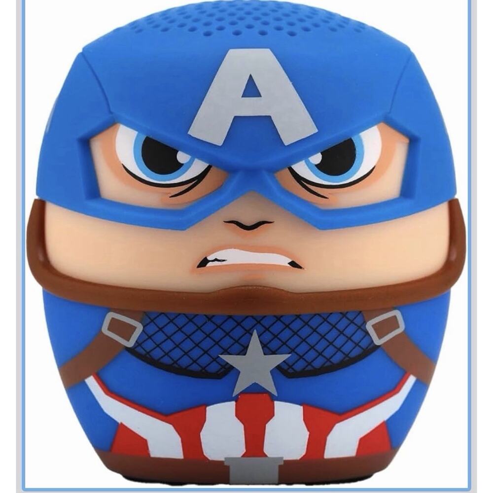 Bitty Boomers Marvel: Captain America - Mini Bluetooth Speaker New